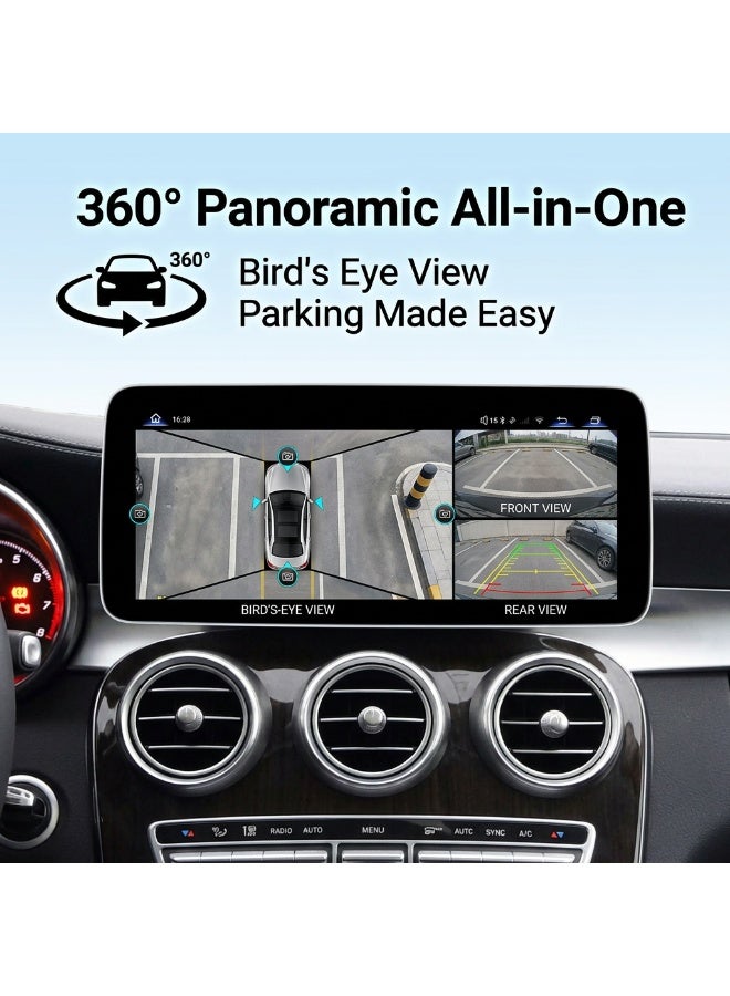 راديو سيارة أندرويد 13 Carplay 10.25 بوصة لمرسيدس بنز C-Class GLC W205 NTG 5.0 2015-2018 ناڤيجاسيون GPS بلاير ستيريو DSP RDS 4G WIFI - Image 3