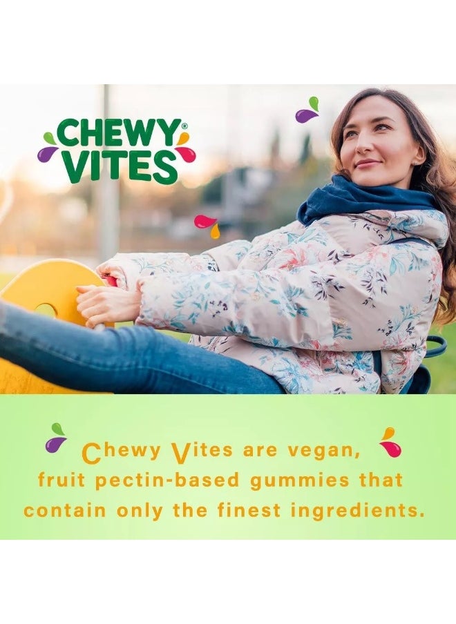CHEWY VITES Men Multivitamin Advance 60 Gummy Vitamins 17 Essential Nutrients 2-A-Day Vegan  - Image 3