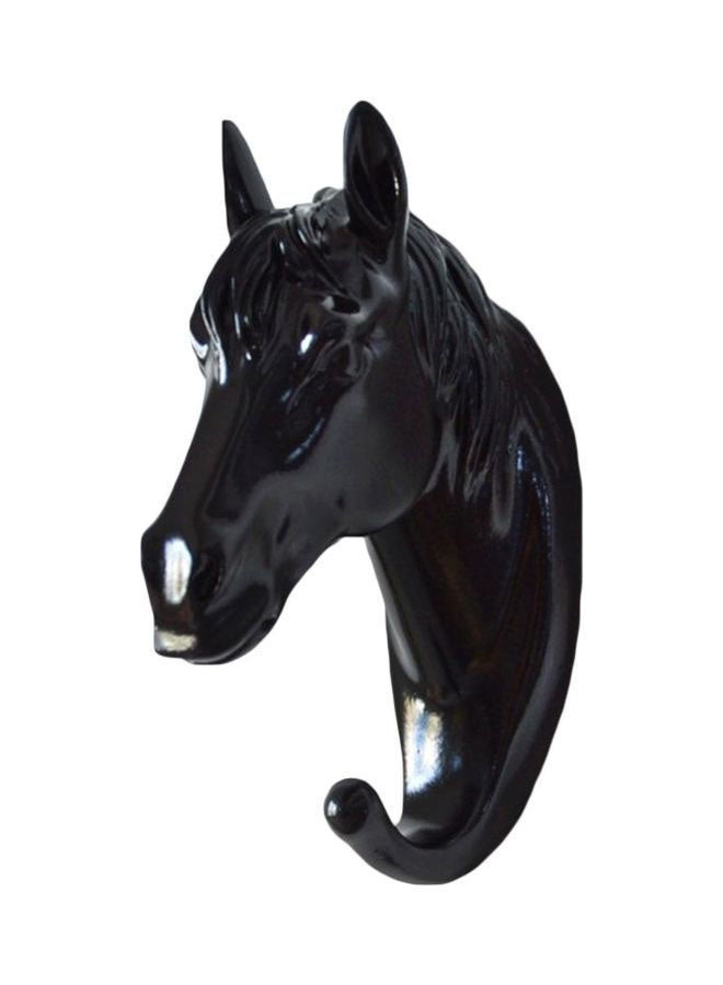 NIBEMINENT Qiangtie Decorative Wall Hook Black 12x3.8x8cm 