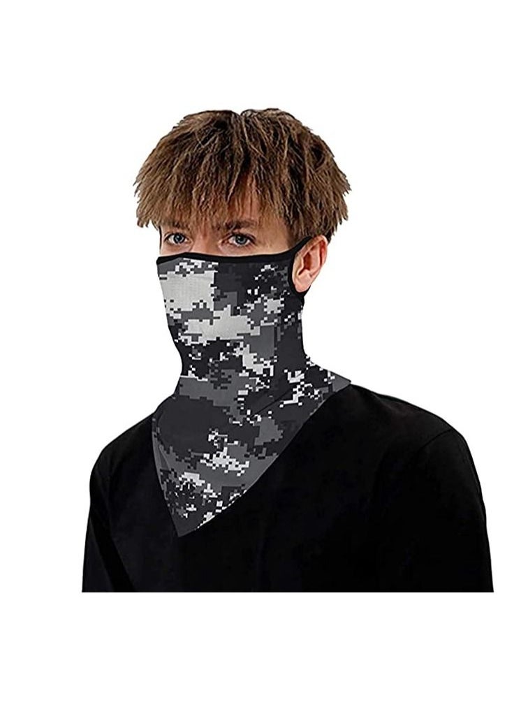 Unisex Bandana Half Face Mask Sports Scarf Neck Gaiters Breathable Washable Riding Motorcycle Headwear for Dust Cover UV Protection Women Men  - Image 1
