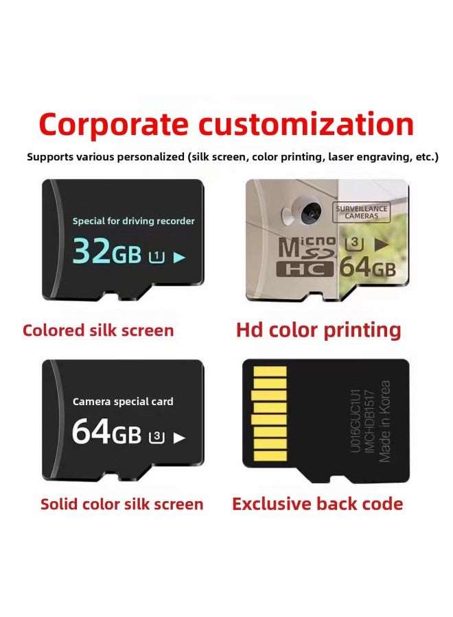 Factory Wholesale 8g Children's Camera Memory Card 32g Driving Recorder 128g Monitoring Tf Card Camera 64g16g