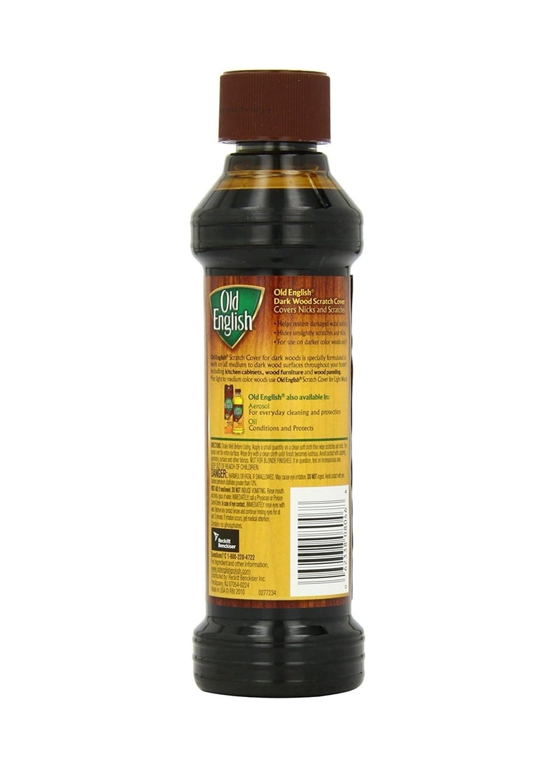 Old English - Old English Scratch Cover for Dark Woods Polish : Wood Scratch Remover, Scratch Concealer, Wood Polisher and Furniture Care, Furniture Refinishing - 8 oz - Image 1