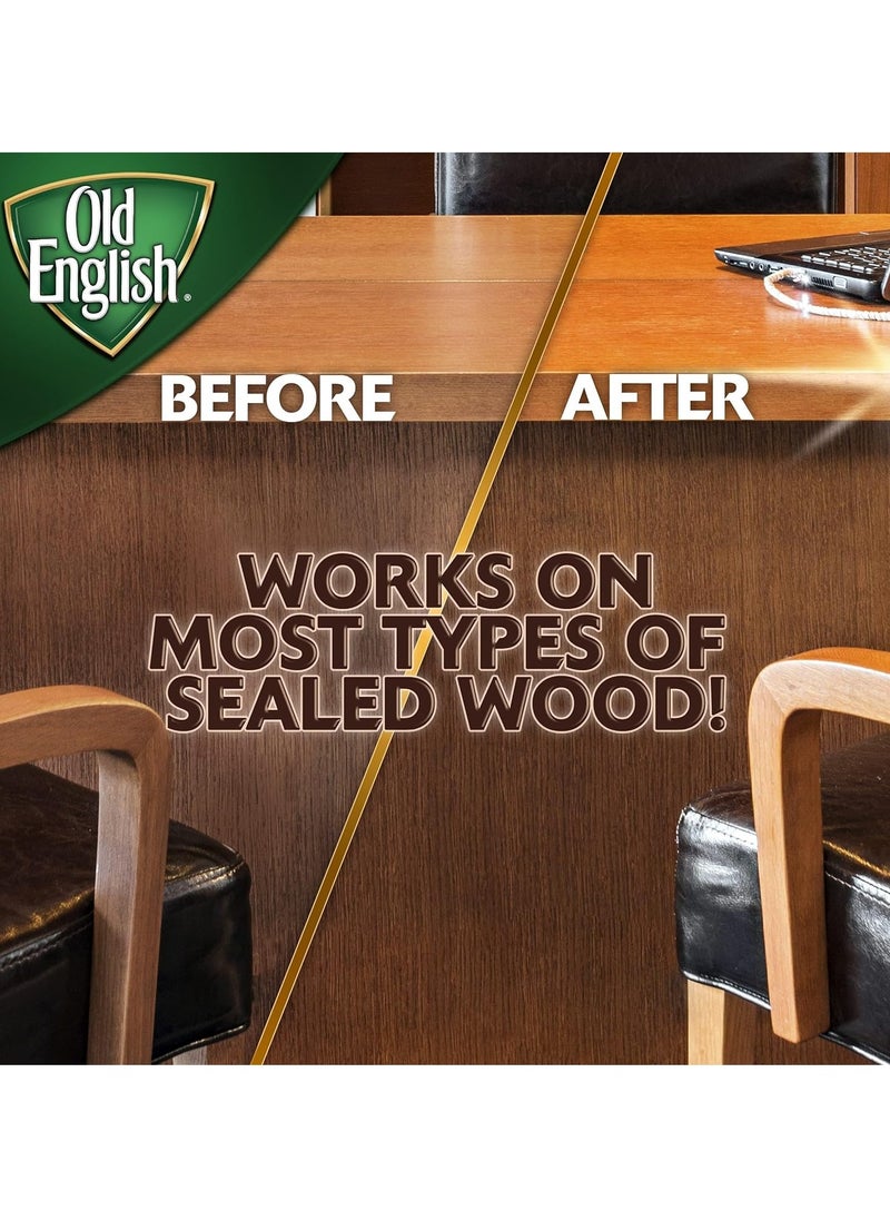 Old English - Old English Scratch Cover for Dark Woods Polish : Wood Scratch Remover, Scratch Concealer, Wood Polisher and Furniture Care, Furniture Refinishing - 8 oz - Image 1