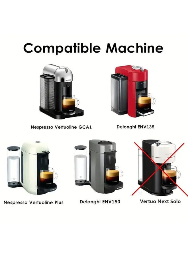 100 عبوة ألومنيوم قابلة لإعادة التعبئة لكبسولات فيرتوبلس بلس المضادة للتسرب - Image 5