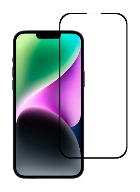 IPhone 14 Screen Protector Easy Install 3D Curved Anti-Bubble Ultra HD Tempered Glass Case Friendly Screen Protector for Apple IPhone 14  6.1 inch Black