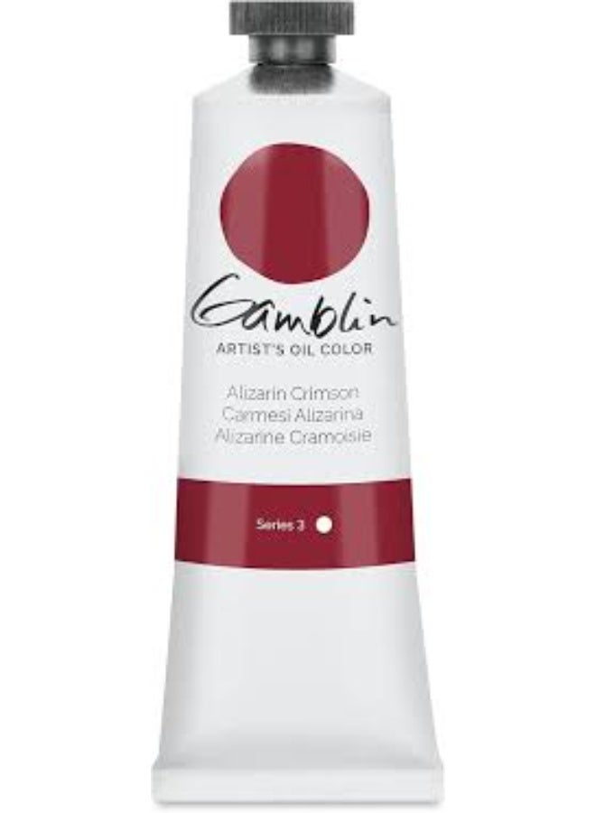 GAMBLIN Artist Oil Color Alizarin Crimson - 37ML - Image 1