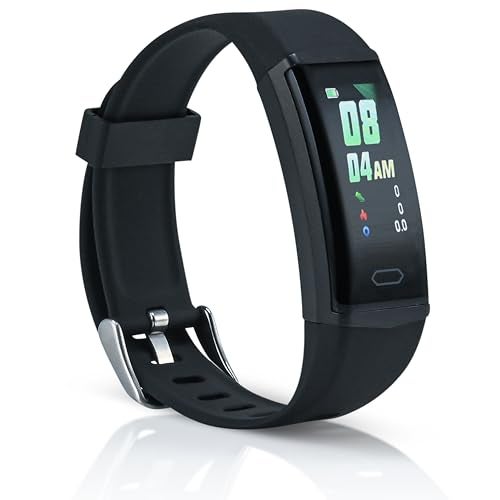 Zewa® Fitness Activity Tracker, Heart Rate Monitor, Free Pro App, Step Counter, Sleep Tracker, Remote Camera Support, Notifications & Alarms, Weather Data Display, Find Phone Feature - Image 1