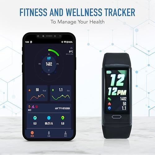 Zewa® Fitness Activity Tracker, Heart Rate Monitor, Free Pro App, Step Counter, Sleep Tracker, Remote Camera Support, Notifications & Alarms, Weather Data Display, Find Phone Feature - Image 4