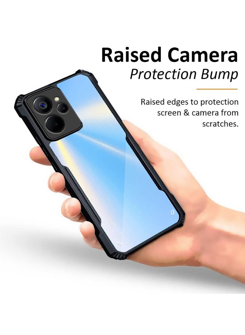 TECNO Spark 10 Pro 4G Black Mobile Phone Case Cover, Ultra-Thin Lightweight Cover Soft TPU Bumper + Acrylic Clear Back Case Cover - Image 2
