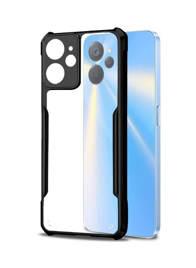 TECNO Spark 10 Pro 4G Black Mobile Phone Case Cover, Ultra-Thin Lightweight Cover Soft TPU Bumper + Acrylic Clear Back Case Cover - Image 1