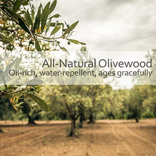 Redecker Oiled Beechwood/Olive Wood Pocket Comb, 5-1/2-Inches, Designed in Germany, Made in Italy - Image 3