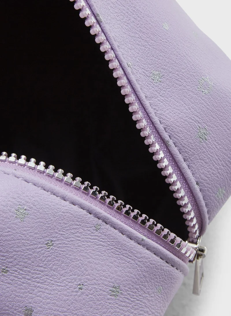 Typo Lilac Stars Make Up Case