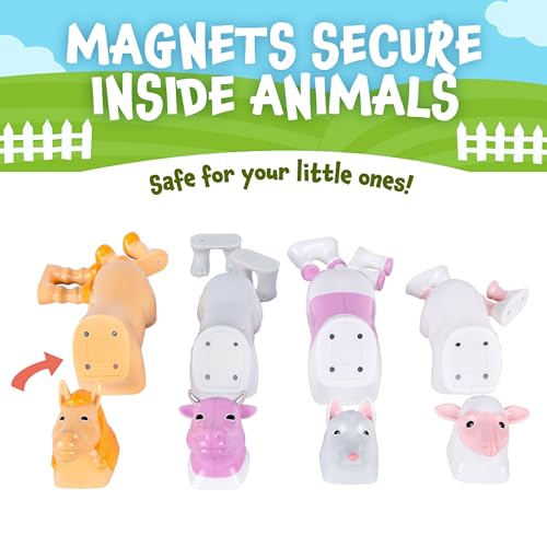 POPULAR PLAYTHINGS Magnetic Mix or Match Farm Animals, Pastel - Image 4