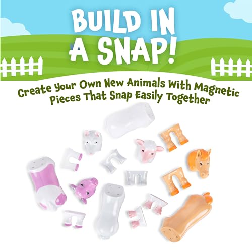 POPULAR PLAYTHINGS Magnetic Mix or Match Farm Animals, Pastel - Image 3