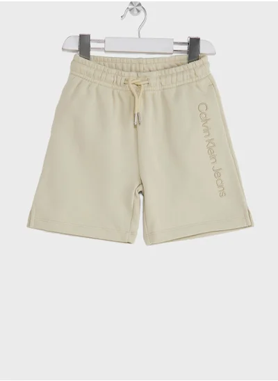 Calvin Klein Jeans Kids 3D Raised Shorts