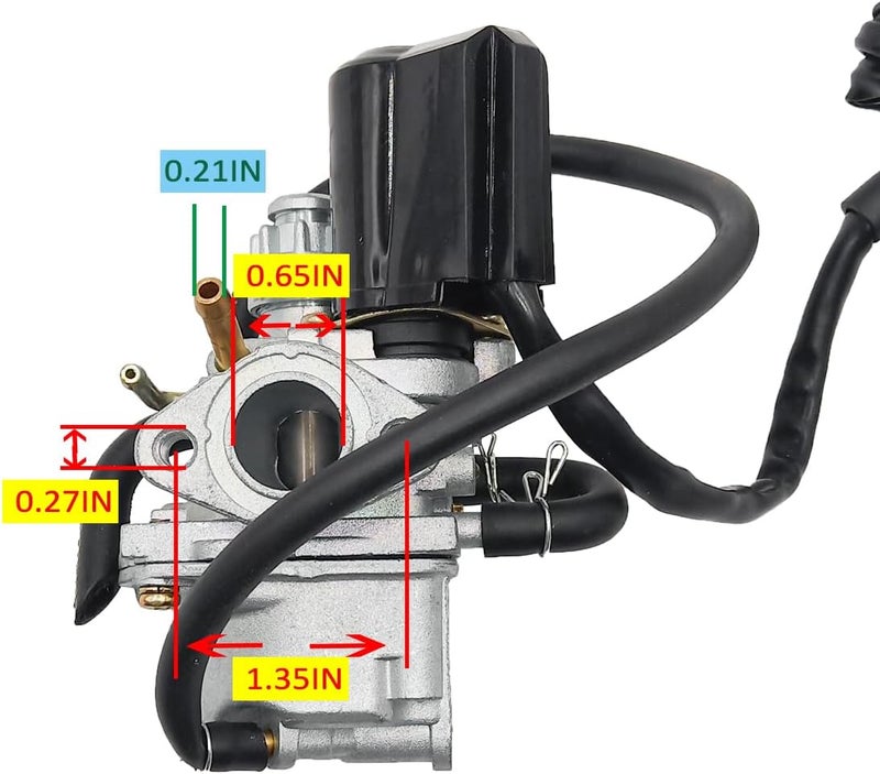 JDLLONG 16100-GK8-893 Carburetor for Honda NQ50 Spree (1986-1987) - Image 3