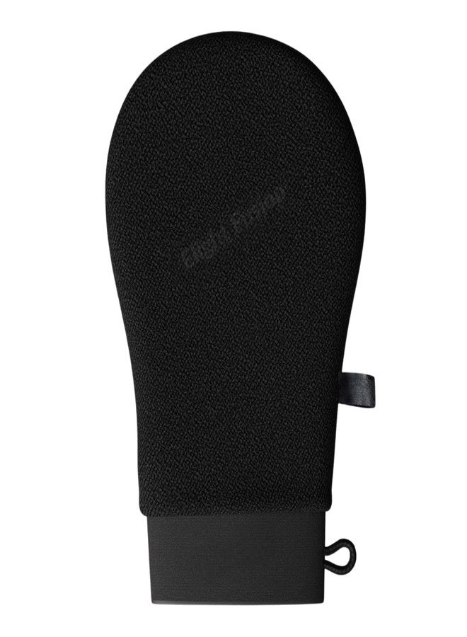 Elight Fusion Body Exfoliating Glove Loofah | Double-Layered Mitt for Dead Skin, Tan Removal & Radiant Skin | 100% Viscose Fibre Scrub Glove for Face & Body - Reusable (Black) - Image 1