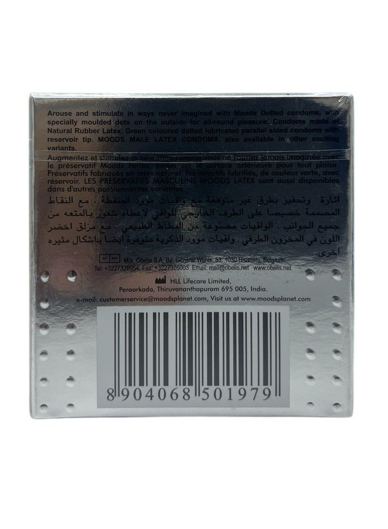 MOODS CONDOM DOTTED 3p PACK OF 3 - Image 2