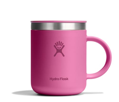 Hydro Flask Coffee Mug – Insulated Stainless Steel, Non Spill, Leak Proof Travel Mug 12 Oz Reef Pink - Image 1
