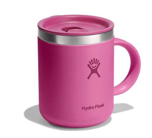 Hydro Flask Coffee Mug – Insulated Stainless Steel, Non Spill, Leak Proof Travel Mug 12 Oz Reef Pink - Image 2