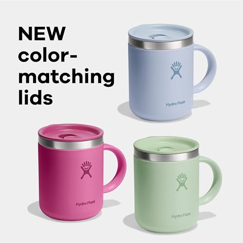 Hydro Flask Coffee Mug – Insulated Stainless Steel, Non Spill, Leak Proof Travel Mug 12 Oz Reef Pink - Image 5