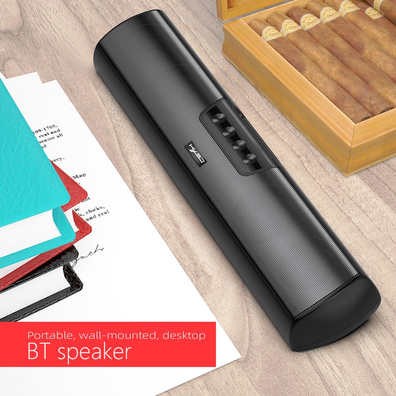 HXSJ Q3 Bluetooth 5.0 Wireless Speaker V7909_P Black - Image 4
