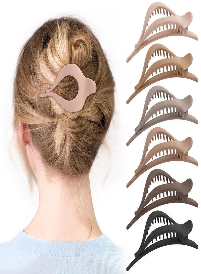 VORSET 3 Pcs Alligator Hair Clips Duckbill Teeth Bows Acrylic Duckbill Hair Clips Hair Beak Barrettes for Girls Women (random color) - Image 1