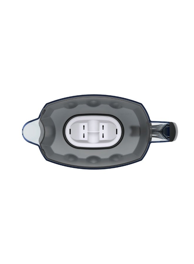 Aquaphor Amethyst Water Filter Jug, + 2 Extra Cartridges, 2.8L Capacity, Slider Lid and Compact Design, Reduces Chlorine, Rust, Heavy Metals, Provides Odorless and Tasty Water, Fridge-Friendly, BPA-Free, Water Purifier Jug for Daily Use (Black) - Image 5