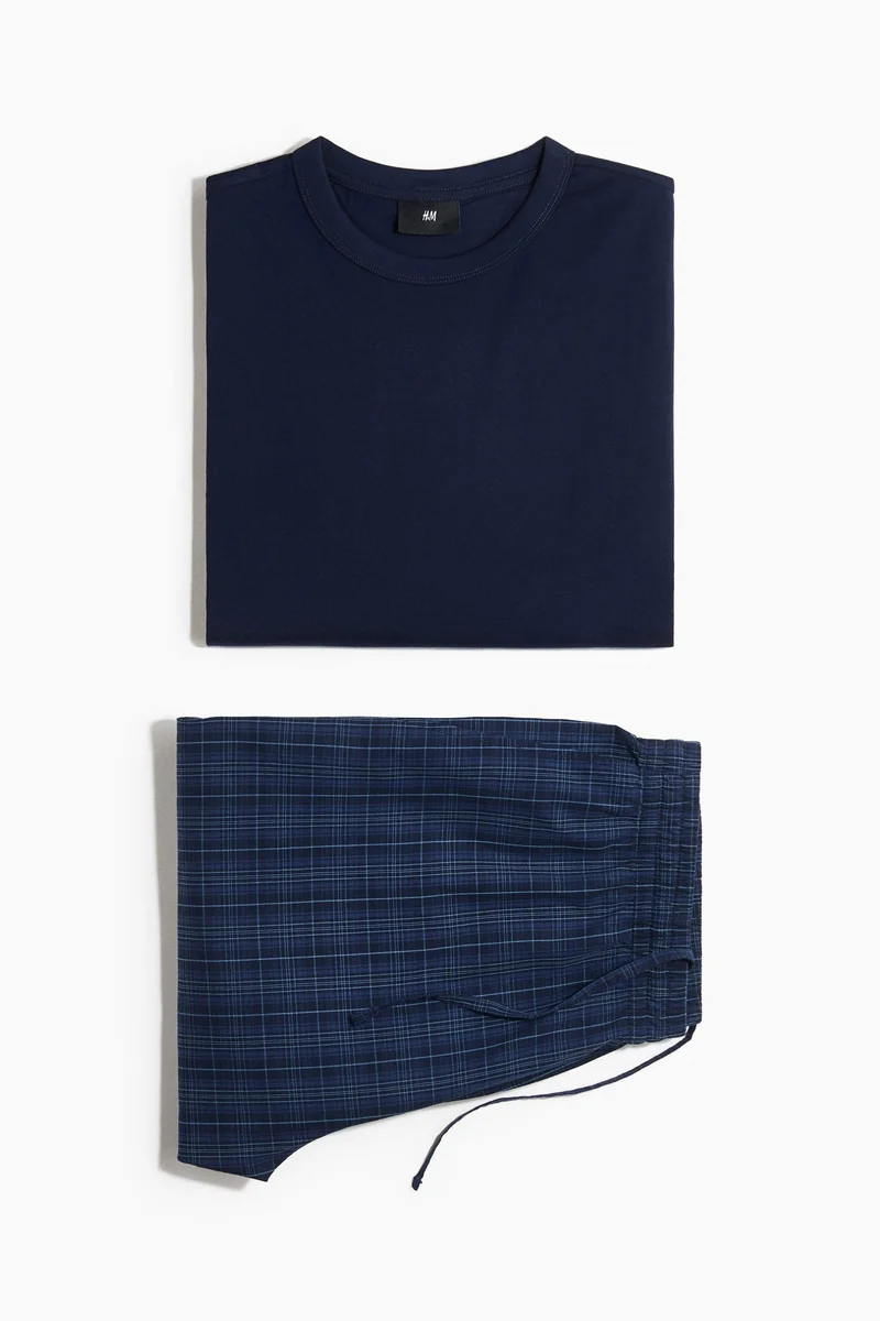 2-piece cotton loungewear set