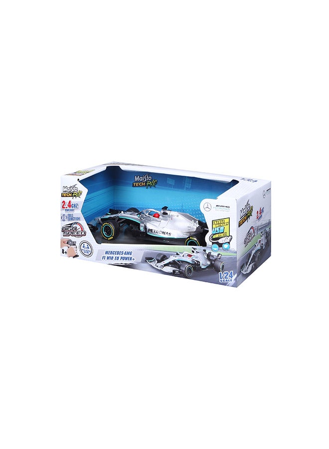Maisto R/C- 1:24 F1 Mercedes Amg W10(2019) 2.4 Ghz RC Remote Control Vehicle 2.4Ghz USB Gift for Kids Girls & Boys Electric Powered High Speed Vehicle for All Ages - Image 1