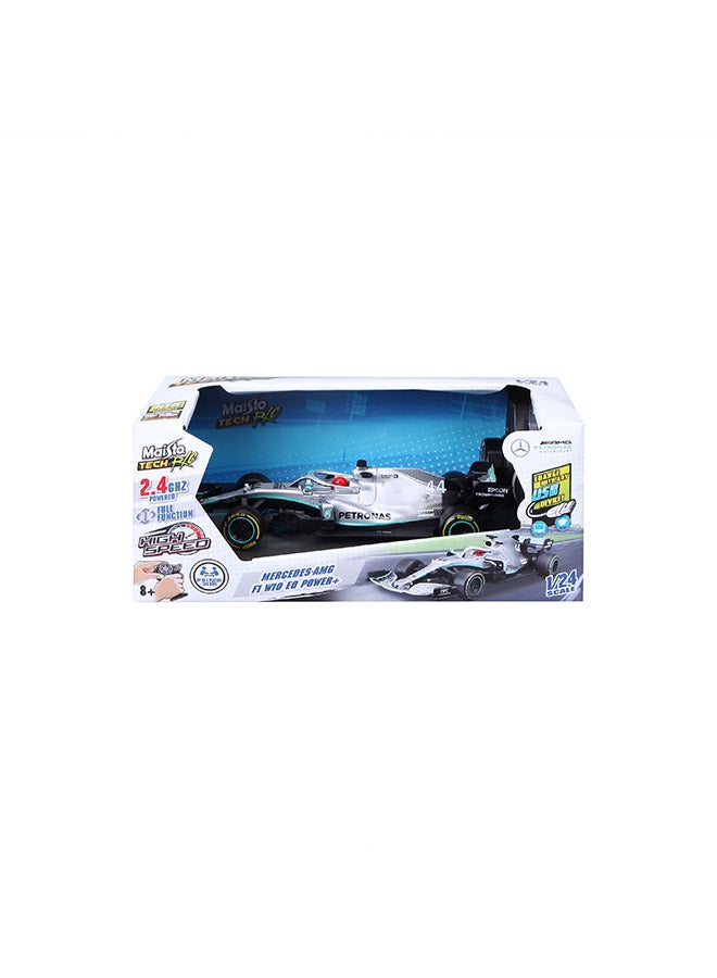 Maisto R/C- 1:24 F1 Mercedes Amg W10(2019) 2.4 Ghz RC Remote Control Vehicle 2.4Ghz USB Gift for Kids Girls & Boys Electric Powered High Speed Vehicle for All Ages - Image 3