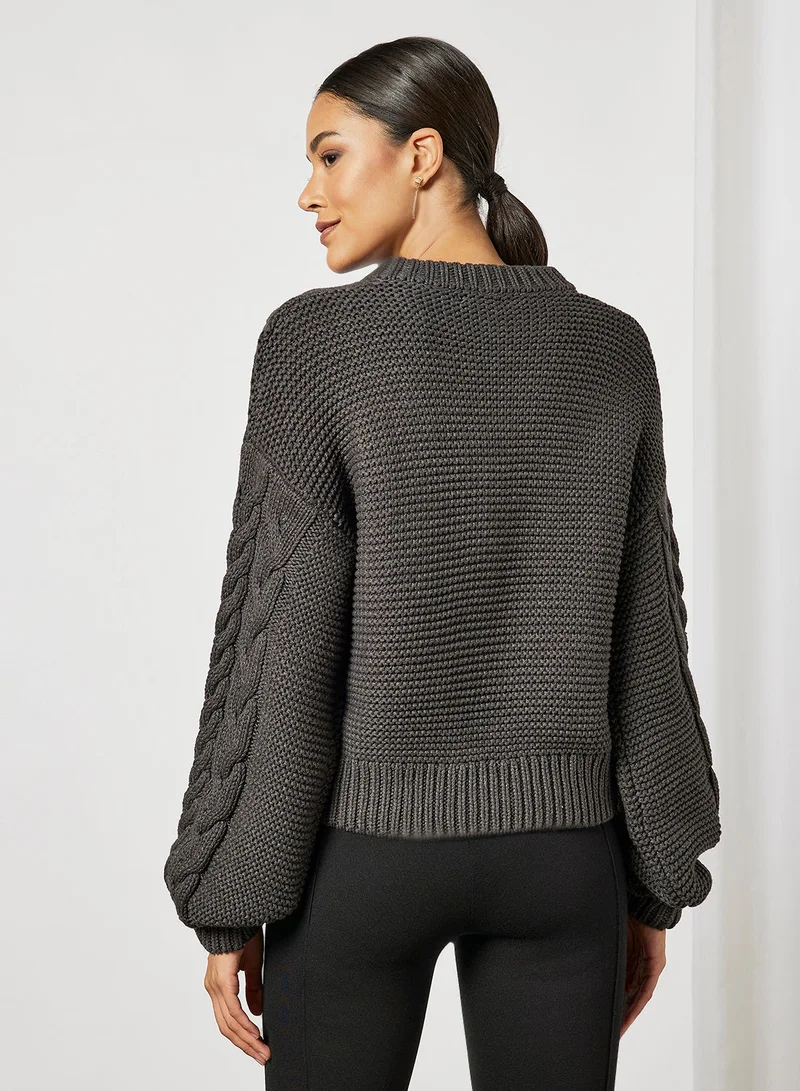 Bardot Zip Detail Sweater