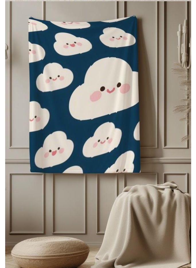 عام بطانية رقيقة من الفانيلا الكرتونية للأطفال أو الطلاب (دافئة ومريحة ومناسبة للنوم والألعاب) 100 سم * 150 سم - 335 - Image 4