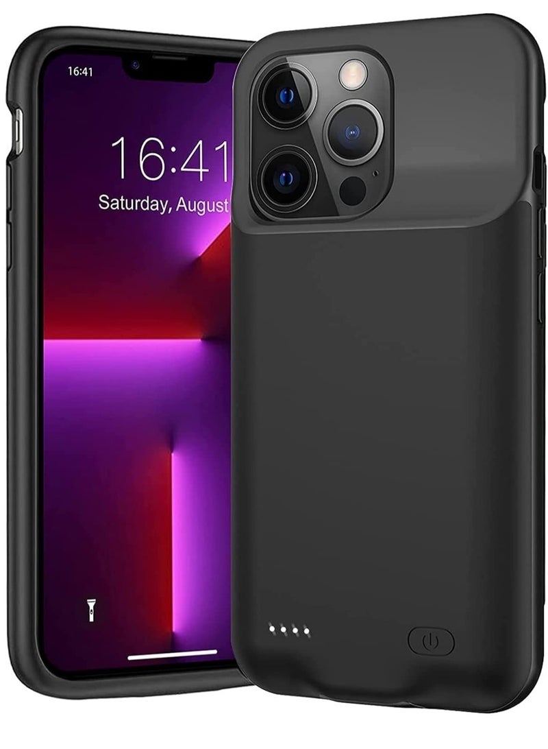 TIGER Battery Case for iPhone 13 Pro Max, Portable Battery Pack, Rechargeable Smart Charger Case, External Battery Charging Case, Compatible with (iPhone 13Pro Max, 4500 Mah). - Image 1