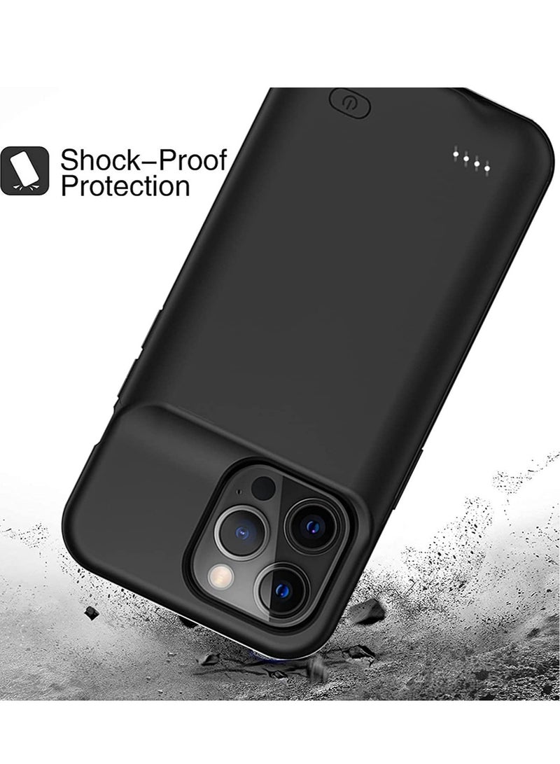 TIGER Battery Case for iPhone 13 Pro Max, Portable Battery Pack, Rechargeable Smart Charger Case, External Battery Charging Case, Compatible with (iPhone 13Pro Max, 4500 Mah). - Image 2