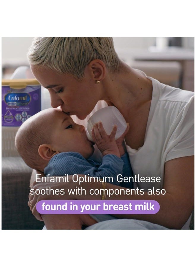 Enspire Enfamil Optimum (Enspire) Gentlease, Our Closest Formula to Breast Milk, Immune-Supporting Lactoferrin and Brain-Supporting DHA Baby Formula - Powder 19.5 Oz Tub, Pack of 4 - Image 3