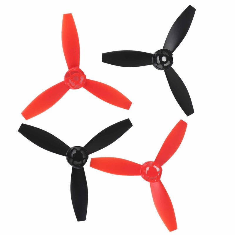 4Pcs Type C Propellers 2 Black 2 Red Replacement Accessory Compatible with Bebop 2 Drone - Image 5