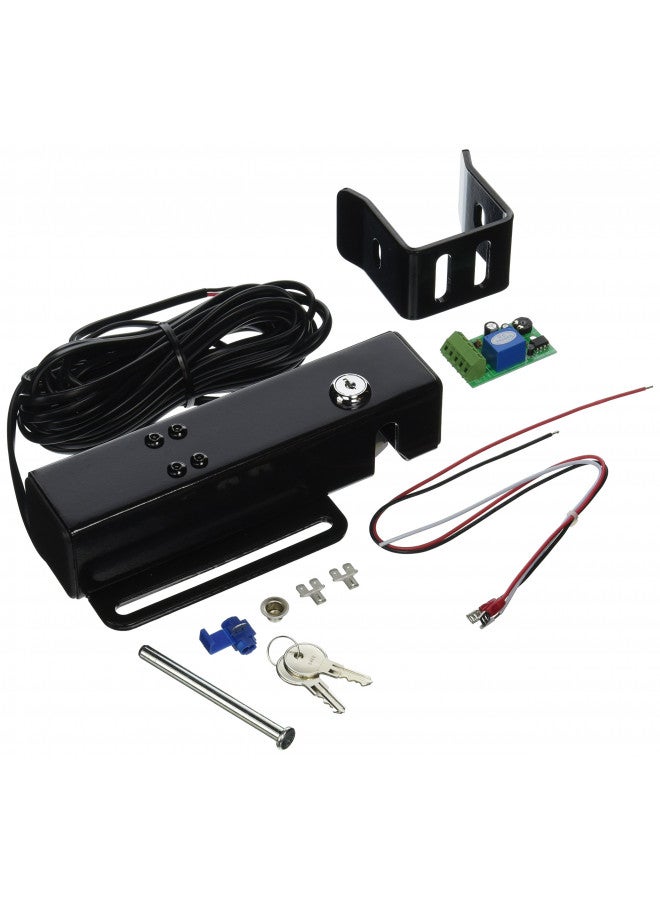 Mighty Mule Automatic Gate Lock (FM143) for Mighty Mule Automatic Gate Openers , Black - Image 1