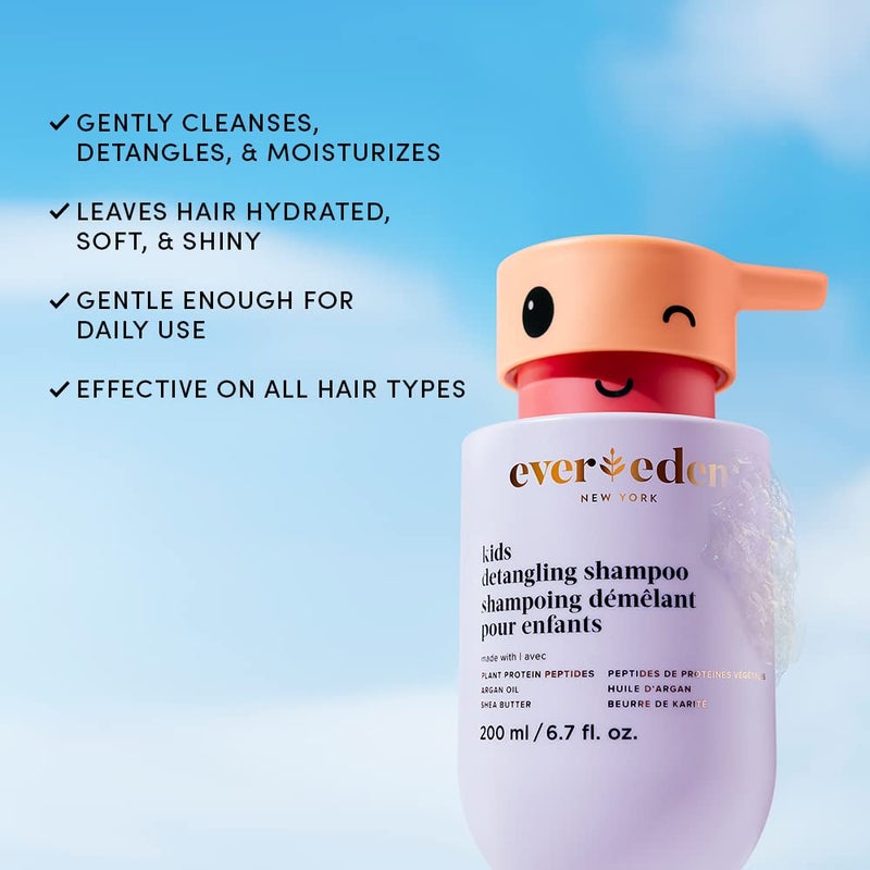 Evereden Kids Shampoo - Detangling, 6.7 fl oz. | Kids Haircare | Clean and Non-toxic Ingredients | Kids Shampoo - Image 2