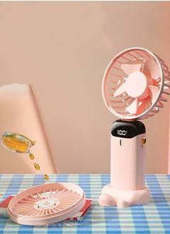 General 3-In-1 Hand-held Fan USB Interface Charging Portable Foldable Electric Fan Charge Capacity Display Electric Fan Travel Office Mini Fan  - Image 2
