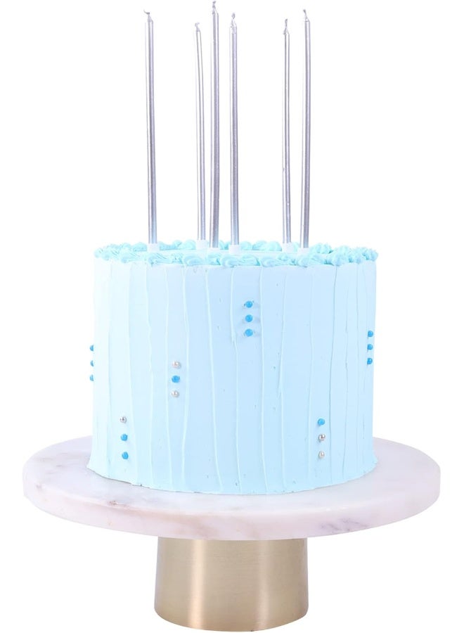 PME Silver Extra Tall Candles 7in 16pk - Image 3