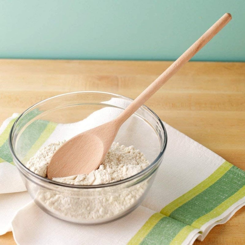 Roundsquare Kitchen Wooden Spoons Mixing Baking Serving Utensils Puppets 12 In - 12 Pack - Image 3
