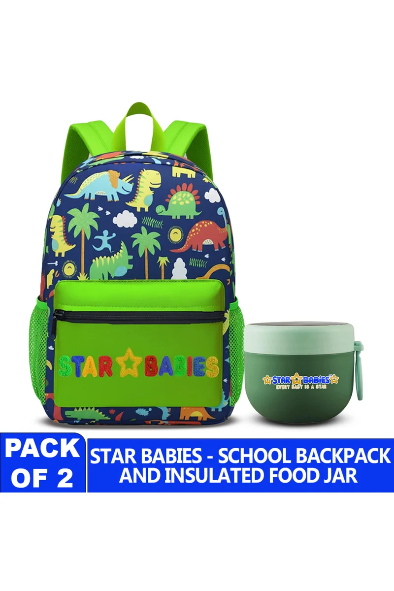 STAR BABiES Star Babies - Backpack with mini food jar combo