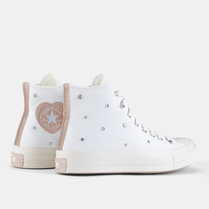Converse White Chuck 70 Gems Platform Unisex Shoes for Women | Best Price UAE