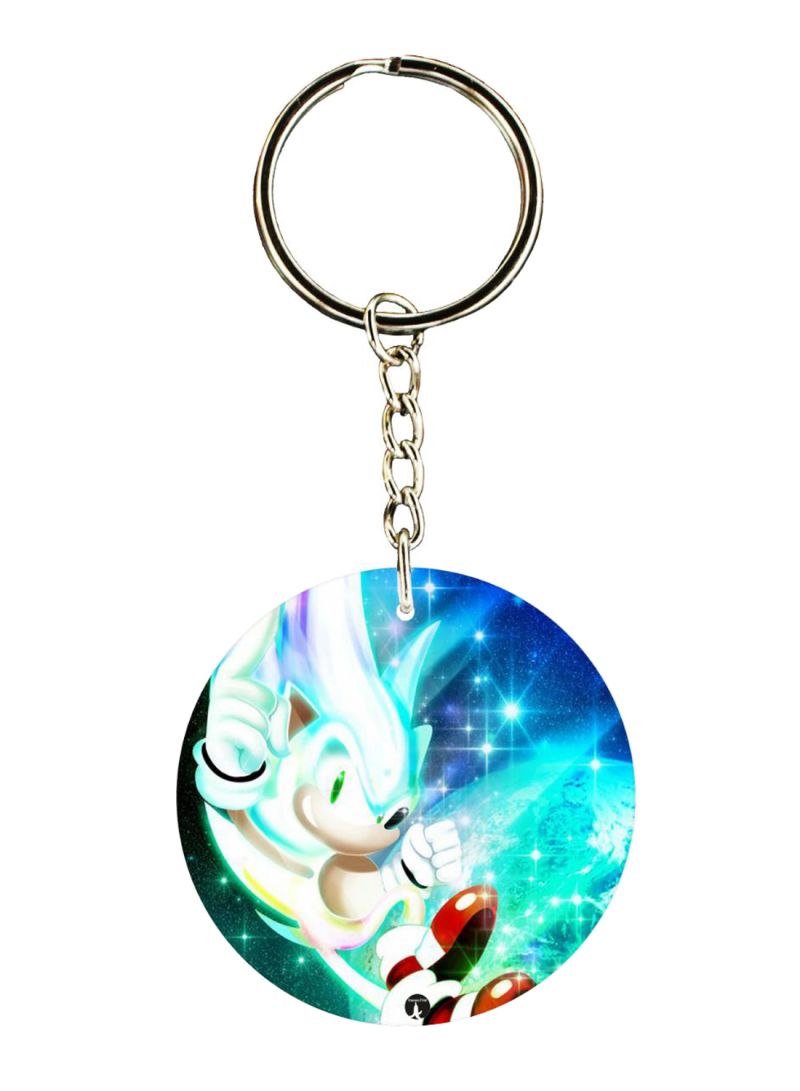 RKN Double Sided Sonic Printed Keychain 