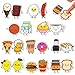 Eersida 50 Pcs Anxiety Sensory Stickers Textured Strips Stickers Food Theme Desk Fidget Anti Stress for Adults Phone Desk Laptop Office Supplies 10 Styles - Image 3