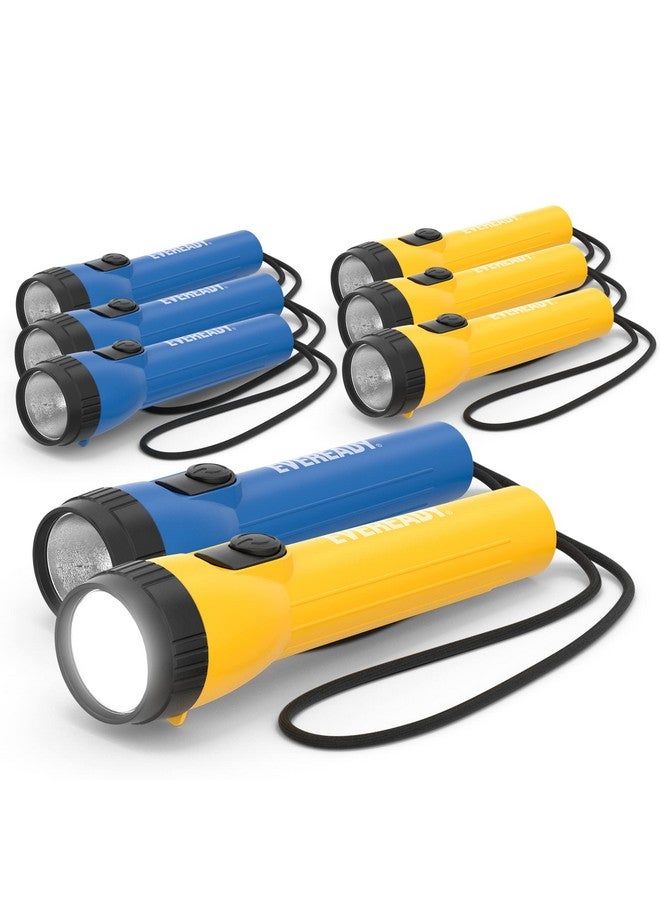 إفريدي مصباح يدوي LED Eveready (عبوة من 8 قطع) مصابيح يدوية ساطعة وموثوقة للاستخدام العام، رائعة للتخييم والسيارة وانقطاع التيار الكهربائي في حالات الطوارئ أثناء العواصف (تتضمن البطاريات) - Image 1