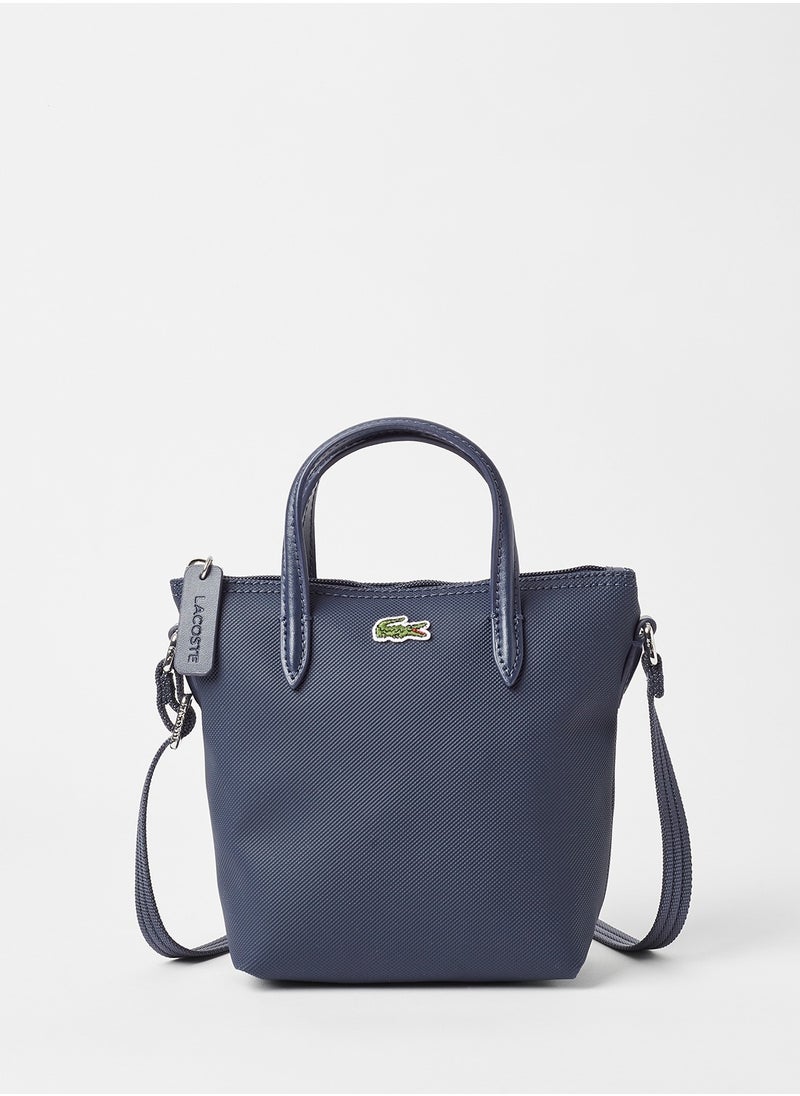 LACOSTE Petit Piqué Canvas Mini Crossbody Bag  - Image 1