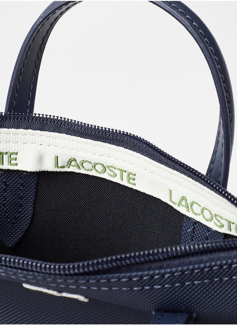 LACOSTE Petit Piqué Canvas Mini Crossbody Bag  - Image 4