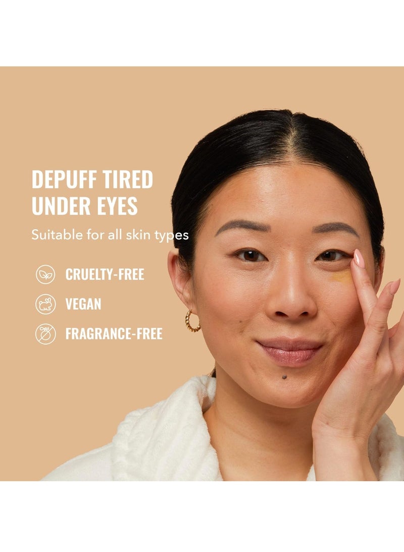 يرطب العين مع حمض الهيالورونيك والكافيين ، ويقلل من انتفاخ وتورم الوجه العناية بالبشرة ، 15ml - Image 2